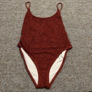 Crotchet / lace one piece swimsuit